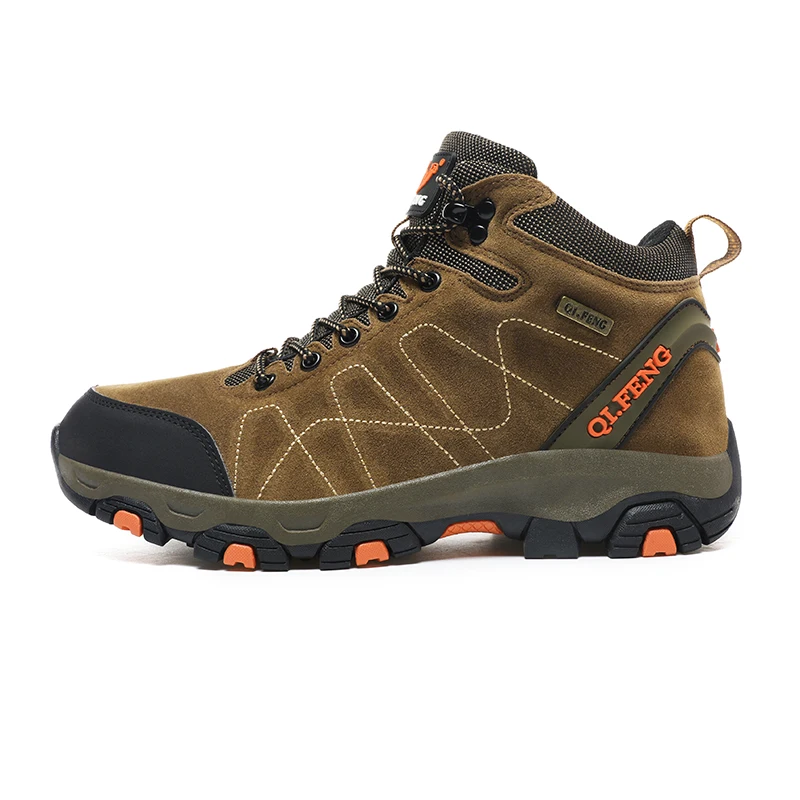 

48 Large Autumn High-Top Men Hiking Boot Winter Outdoor Shoes Lace-Up Non-slip Sports Casual Trekking Boots Man Suede Warm Shoes
