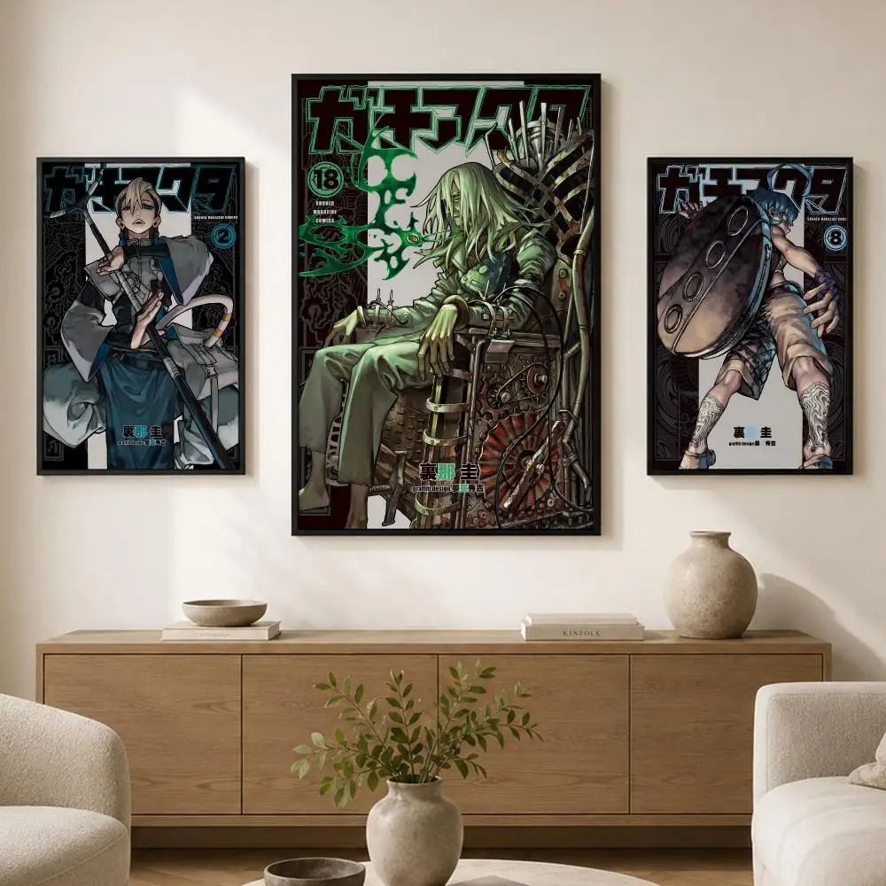 Anime Gachiakuta Poster Waterproof PP paper Self-Adhesive High-Definition Decorative Art Suitable for Living Bedrooms Gifting