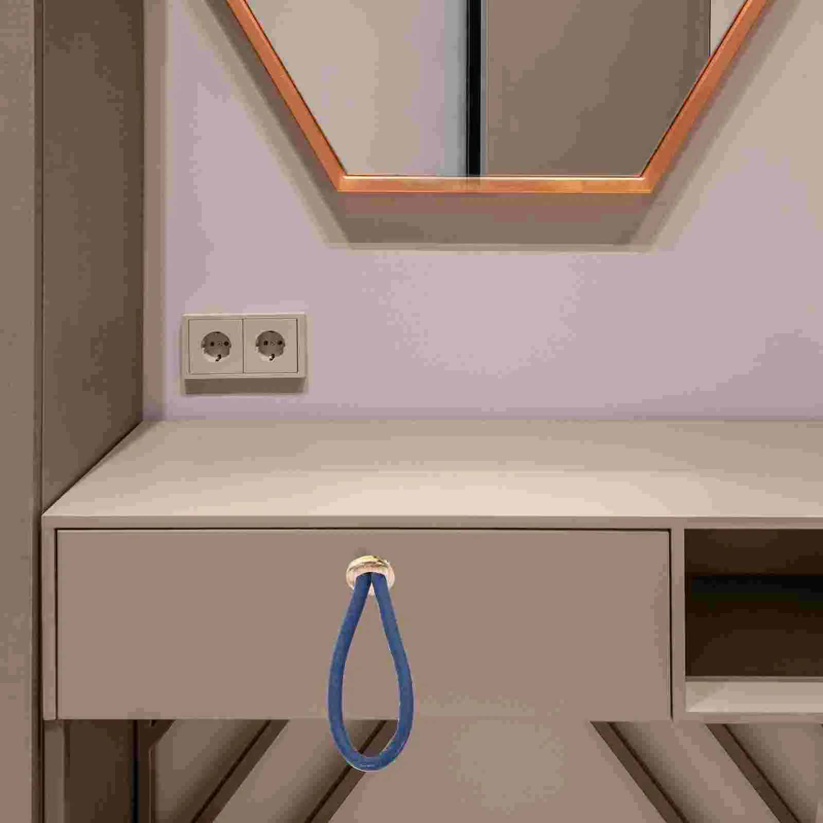 Pegangan pintu emas kabel tarik garasi kabinet pedesaan furnitur perangkat keras laci pengganti kayu kenop rumah pertanian
