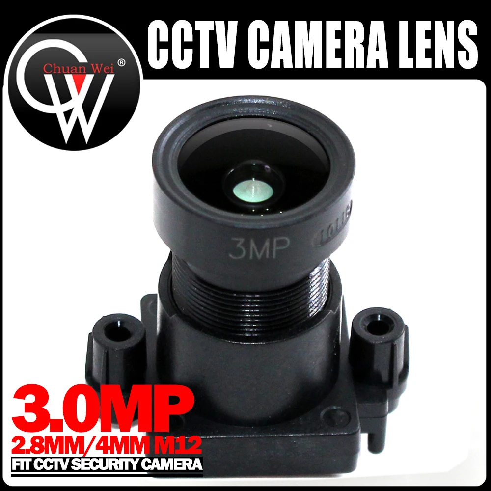 

3MP 5MP 2.8mm/4mm F1.0 1920*1080 1/2.7" CCTV LENS M12 650 IR Filter MOUNT FOR FIT HD IP/AHD Wifi Color Camera