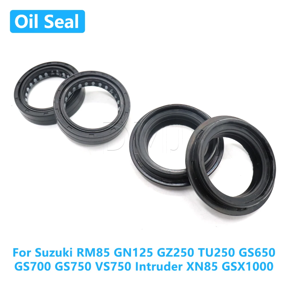 37x50x11 Oil Seal & Dust Cover Front Fork For Suzuki RM85 GN125 GZ250 TU250 GS650 GS700 GS750 VS750 Intruder XN85 GSX1000