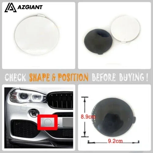 Front Bumper Tow Hook Eye Cover Cap For 2014-2017 BMW X5F15 51117378591 X5F15M X6F16M Sports version 51118060131