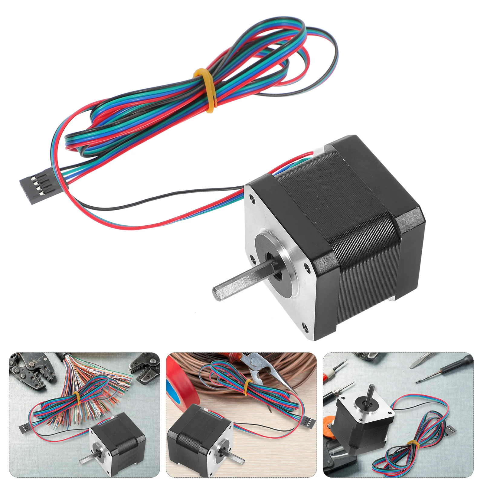 

1pcs Bipolar Stepper Motor 65Ncm 92Oz. .1A High Torque Stepping Motor For 17 3D Printer Extruder Replacement