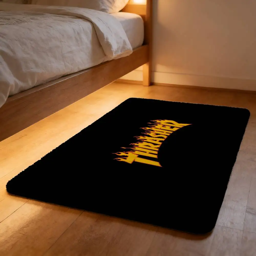 Tapete de Chão T-Thrasher Cloud Soft Plush Antiderrapante, Sem Pelos e Absorvente