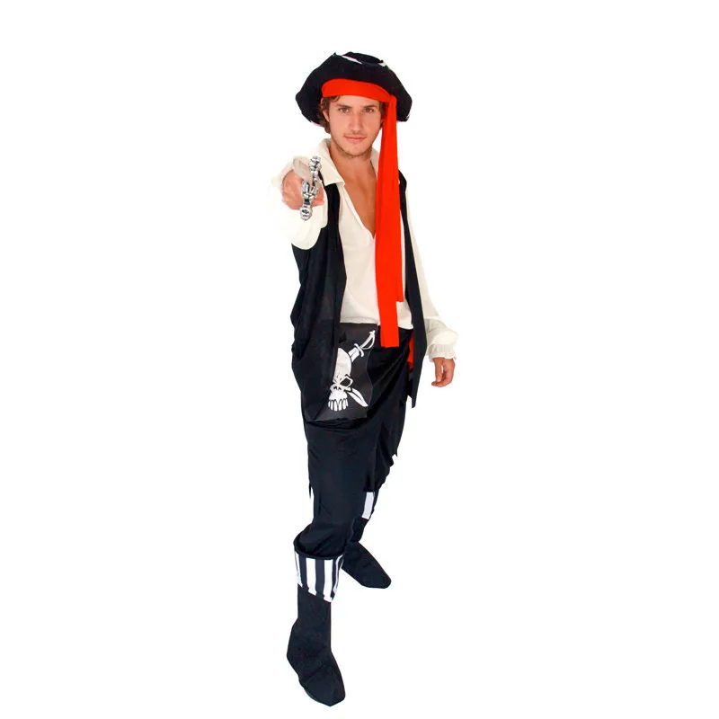 2025 Nuovo costume cosplay loween Vestito da spettacolo teatrale da uomo Scheletro Mare Vestito da Halloween per adulti Tradizionale cinese Ethni...