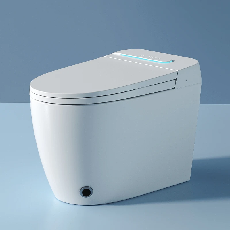 2026 Modern China Foshan Dongguan Elongated Widen Toilet Automatic Operate Toilet Bowl Smart Toilet That Open and Close
