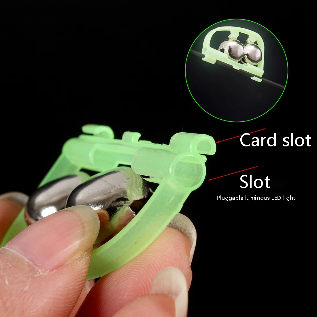 

20Pcs Fishing Bells Fluorescent Fishing Bite Alarms Fishing Accessory