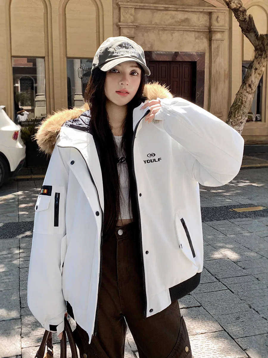 

Элегантная женская осенняя парка с множеством карманов, теплая, премиум-класса, в стиле хип-хоп, на молнии, ветрозащитная, с панелями, трендовая