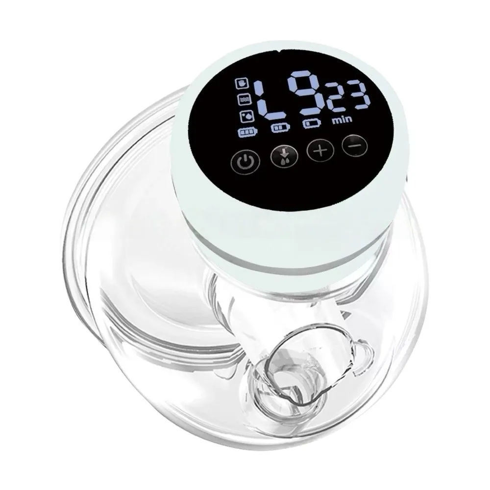 مضخة ثدي كهربائية بسعة 180 مل، تدليك ذكي متكامل، مضخة ثدي بدون ألم، شفط عالي