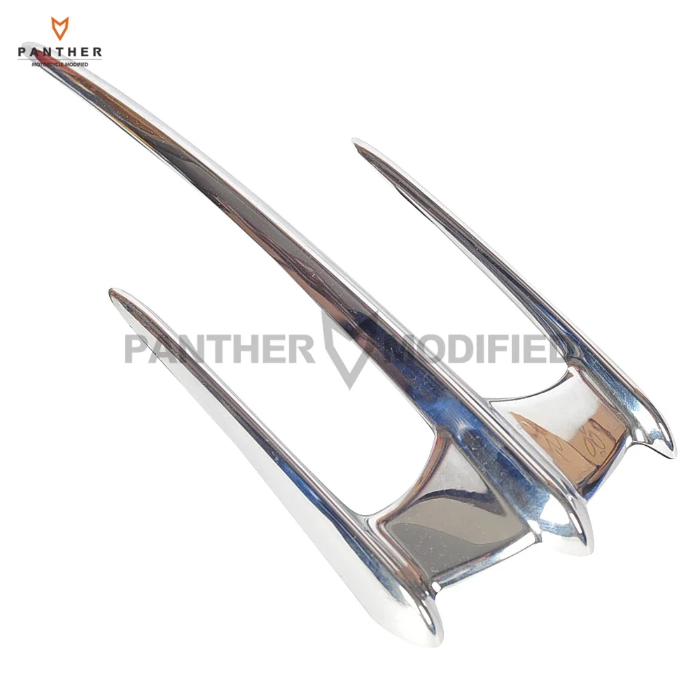 Chrome Motorcycle Fairing Triceptor Fender Accent Trim Case for Yamaha XVS650 XV1100 V-Star 1999-2010