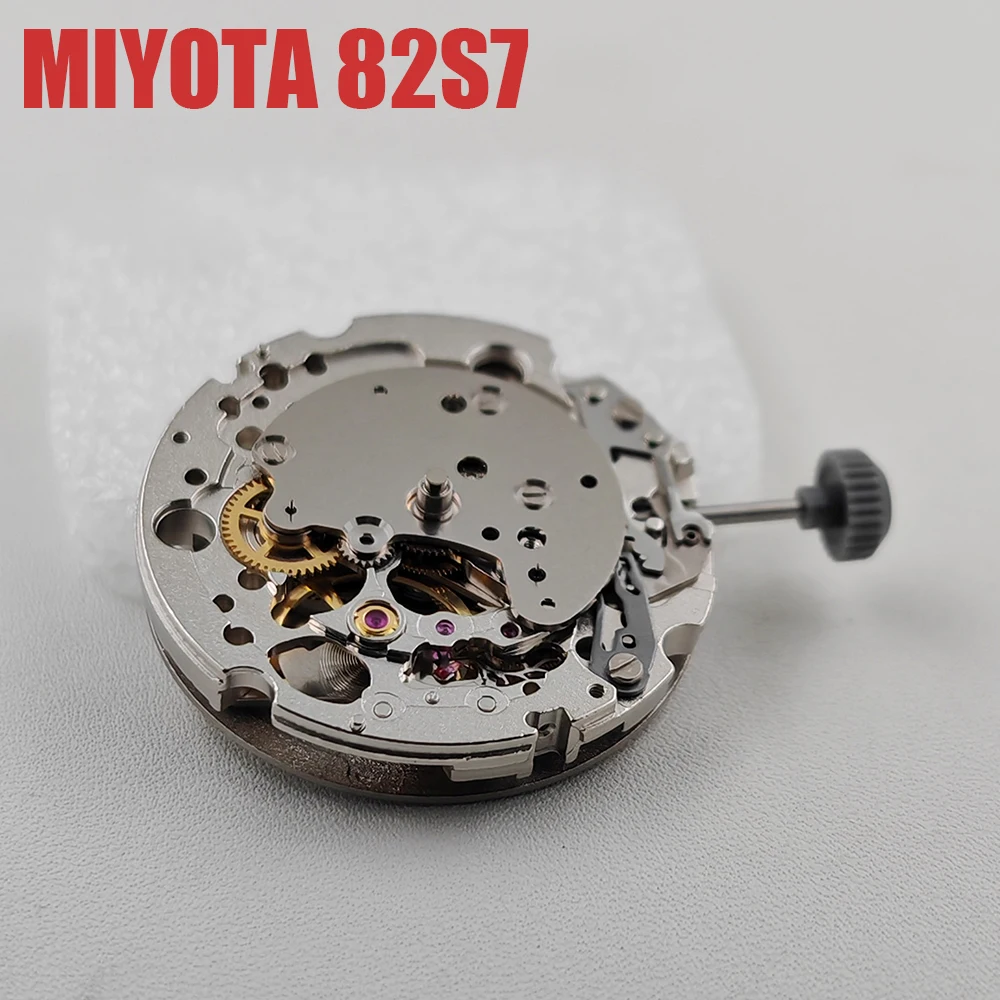 

Японский автоматический механический механизм MIYOTA 82S7, оригинальный, 21 камень, высокая точность, модификация 82S7, запчасти, абсолютно новый