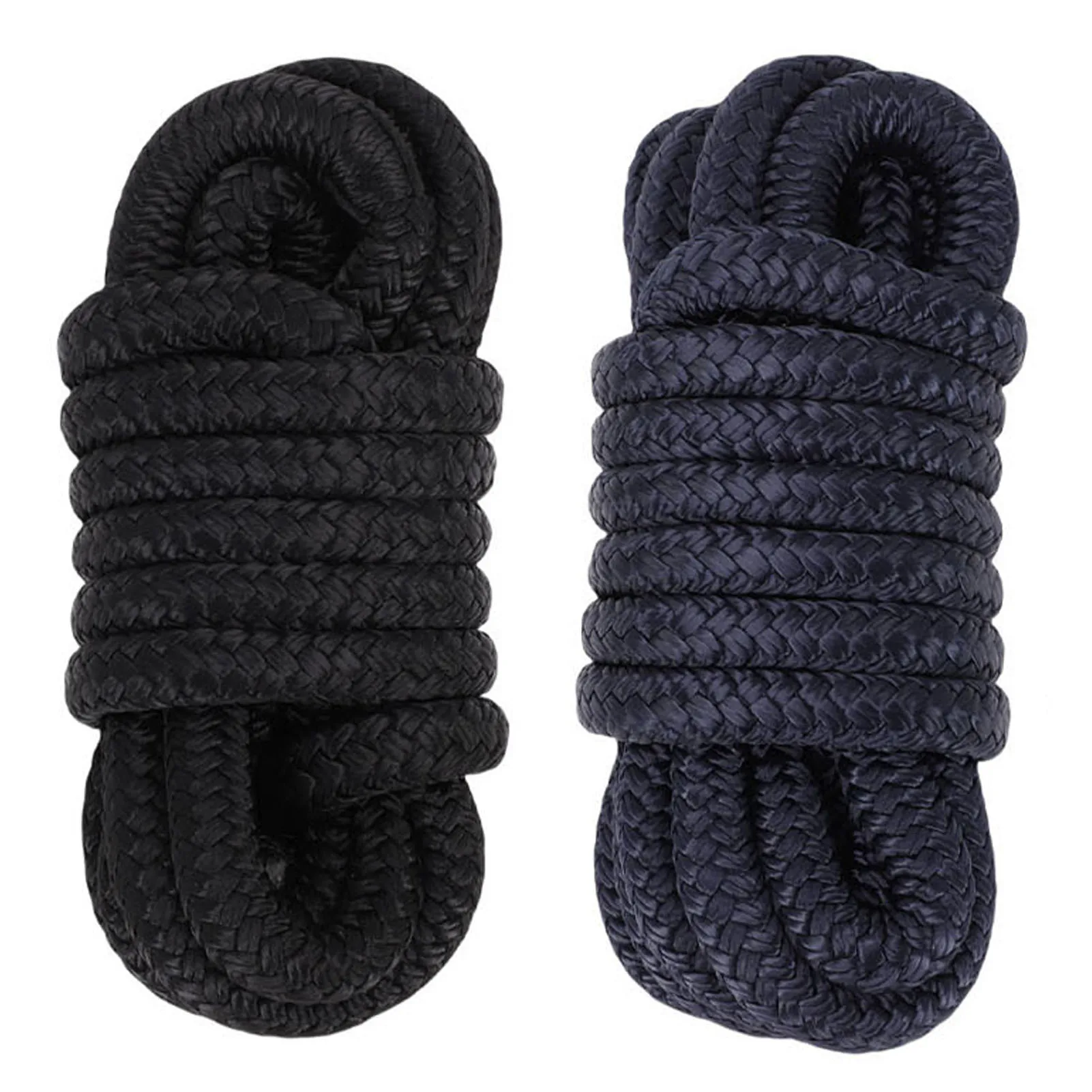 

Boat Rope for Docking Dock Line Double Braided Nylon 3/8 Inch X 15ft Marine Grade High Strength Boat Dock Rope for 12in Eyelet