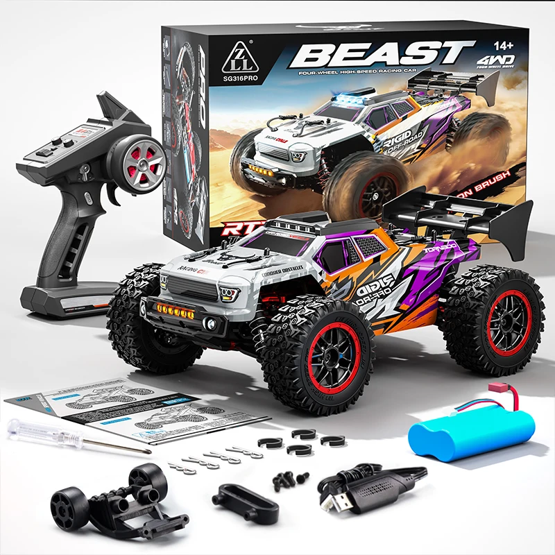 RCカー ZLL SG316 MAX RC カーブラシレス 4WD RC カー 80 キロ/h プロの