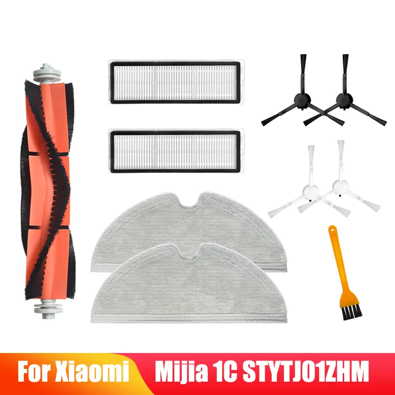 Filtro HEPA principal para XiaoMi Mijia 1C 1T STYTJ01ZHM, piezas de tela para mopa, accesorios de herramientas de repuesto para Robot aspirador