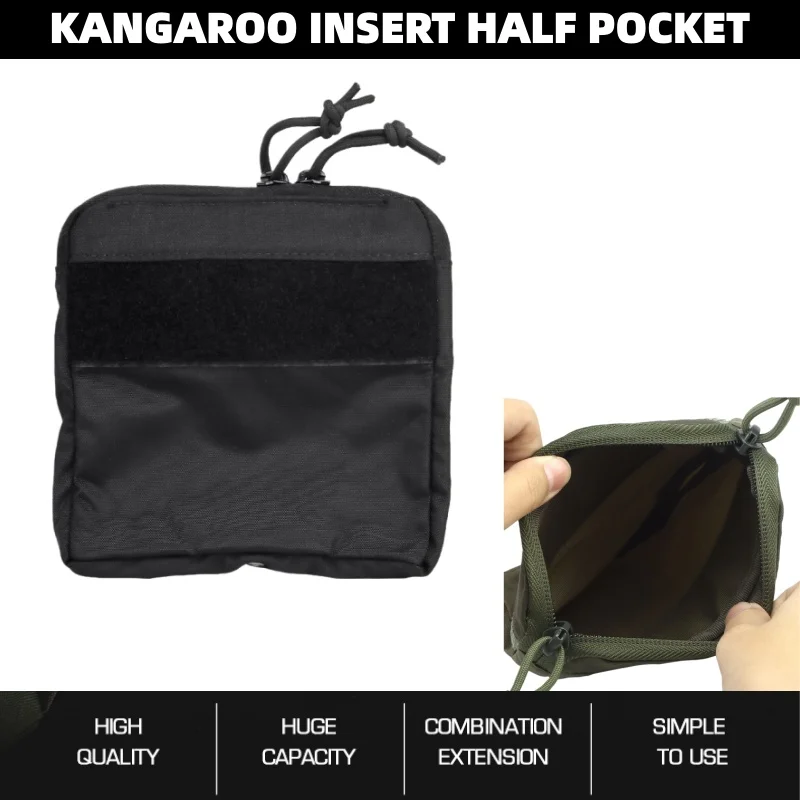 

Outdoor hiking adventure miscellaneous storage bag - half pocket design for easy access to equipment