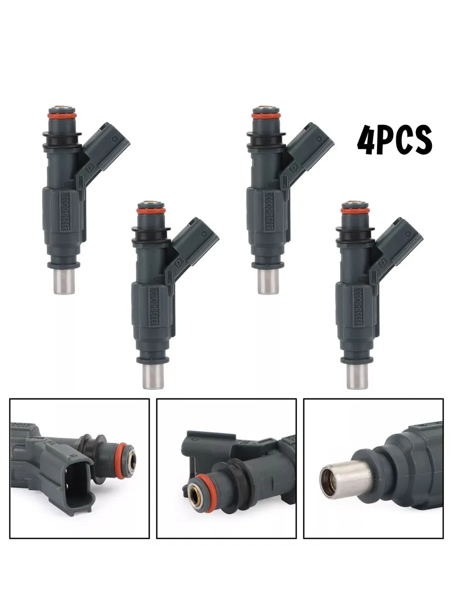 4pcs Fuel Injectors 23250-0D030 For Toyota Corolla ZZE12 E141 ZZE150 232500D030 23209-0D030 0280156019 23250-0D020 0280155936