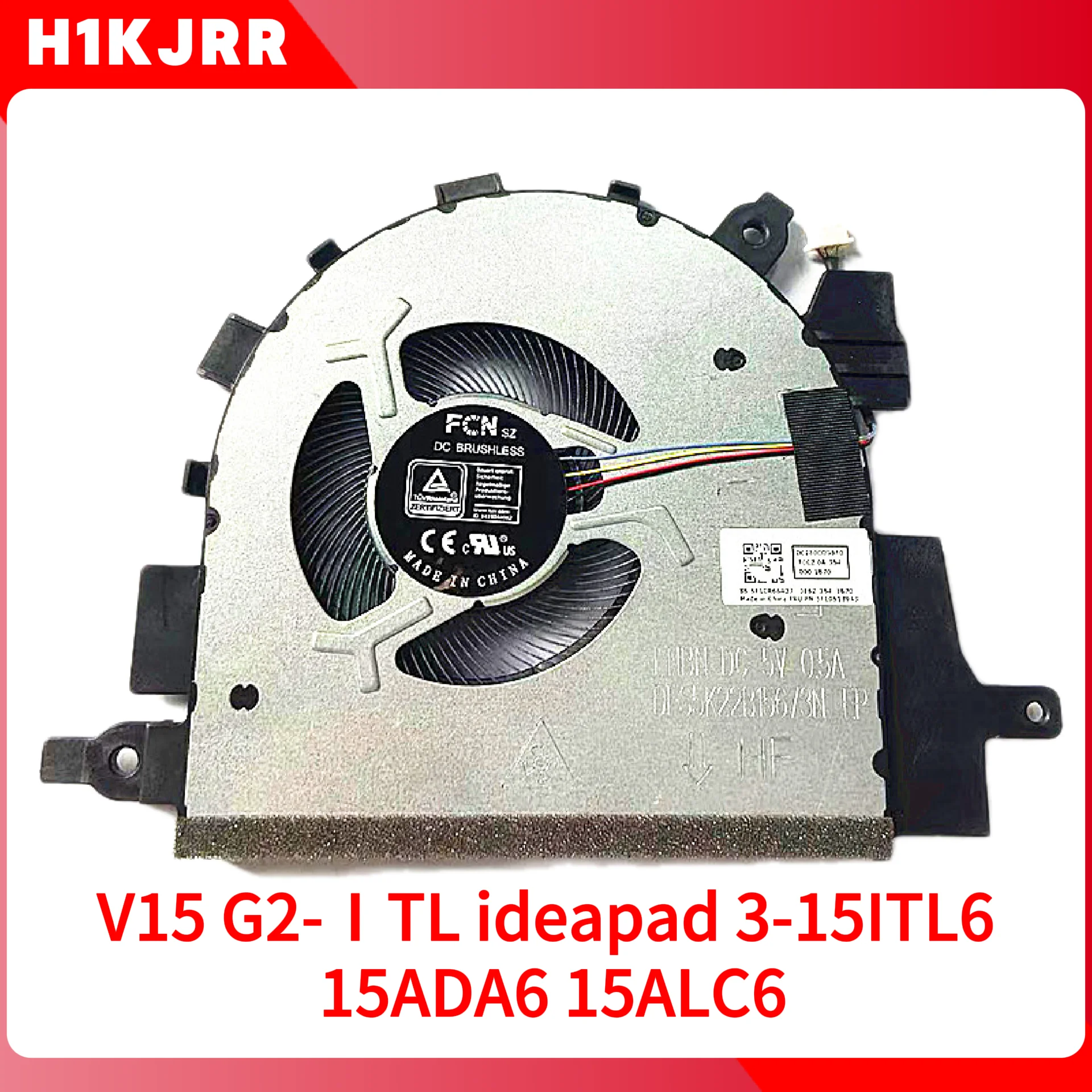 

Genuine Lenovo Laptop Cooling Fan for V15 G2-ITL / Ideapad 3-15ITL6 / 15ADA6 / 15ALC6 - OEM Part 5H40W32475