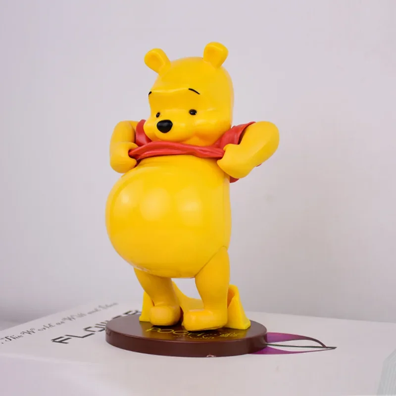 

20cm Classic anime Winnie the Pooh bear action figure PVC statue doll big belly bear collection model home decor kids gift toy