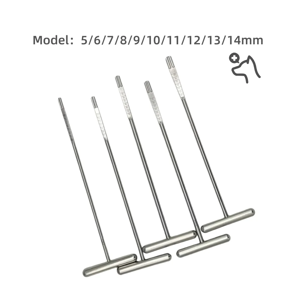 Pet Orthopedic Instruments Medical Grade Spine Stainless Steel Laminar Scraper UBE Reamer Various Sizes 5/6/7/8/9/10/11/12/13/14