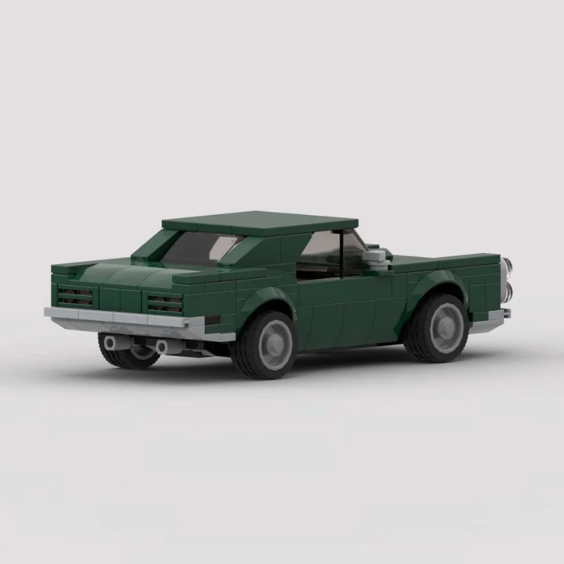 Model Mobil Kota MOC Building Bricks GTO American Muscle Car Modular Technology Hadiah Liburan Anak-anak Mainan Rakitan