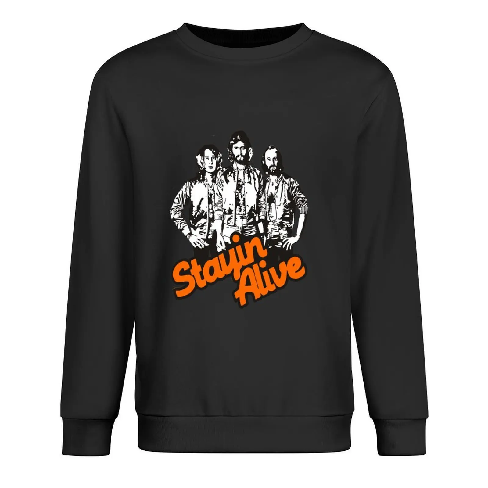 

This awesome Bee Gees Stay in Alive Pullover men's sweat-shirt anime clothes men's clothes men's winter sweater sweatshirt male