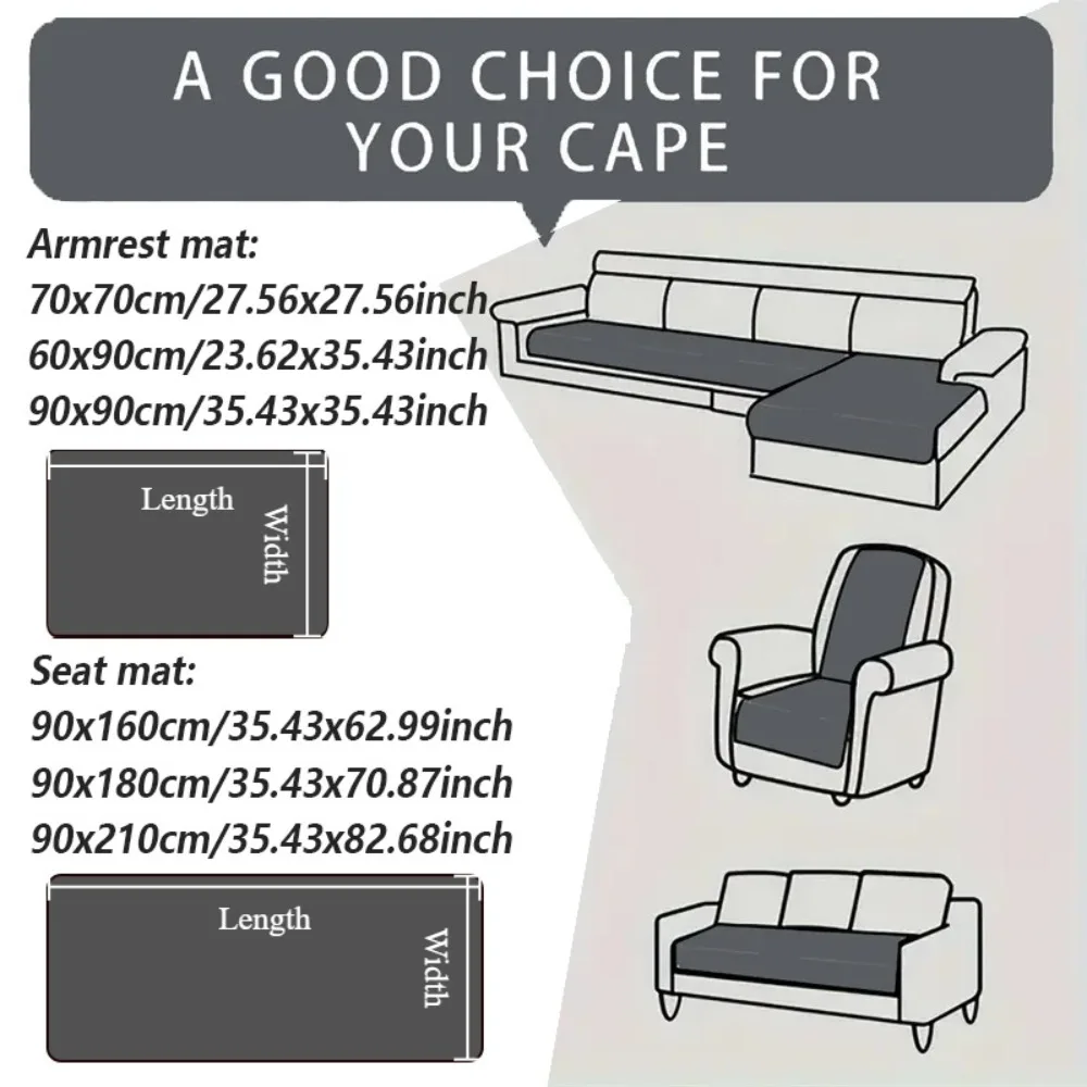 NEW Plaid Non-Slip Sofa Seat Cover Universal Pets Kids Sofa Pad Anti-dirty Cats Dogs Couch Slipcover for Living Room Home Decor