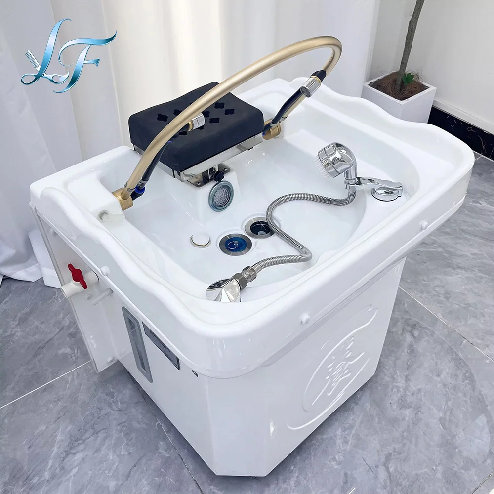 

Hair Spa Equipment Head Spa Shampoo Basin Set Multifunctional Massage Fumigable Hydrotherapy Circulating Shampoo Sink High