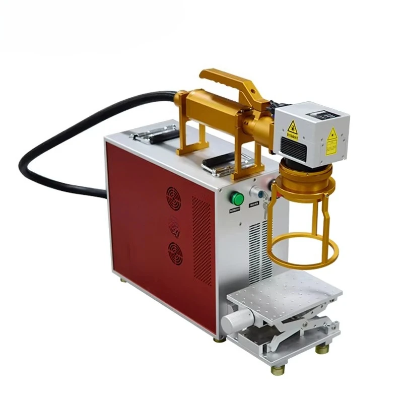 Small Business Desktop Fiber Engraving Machine for Continuous Marking Stainless Steel Handheld for AI Graphic Format