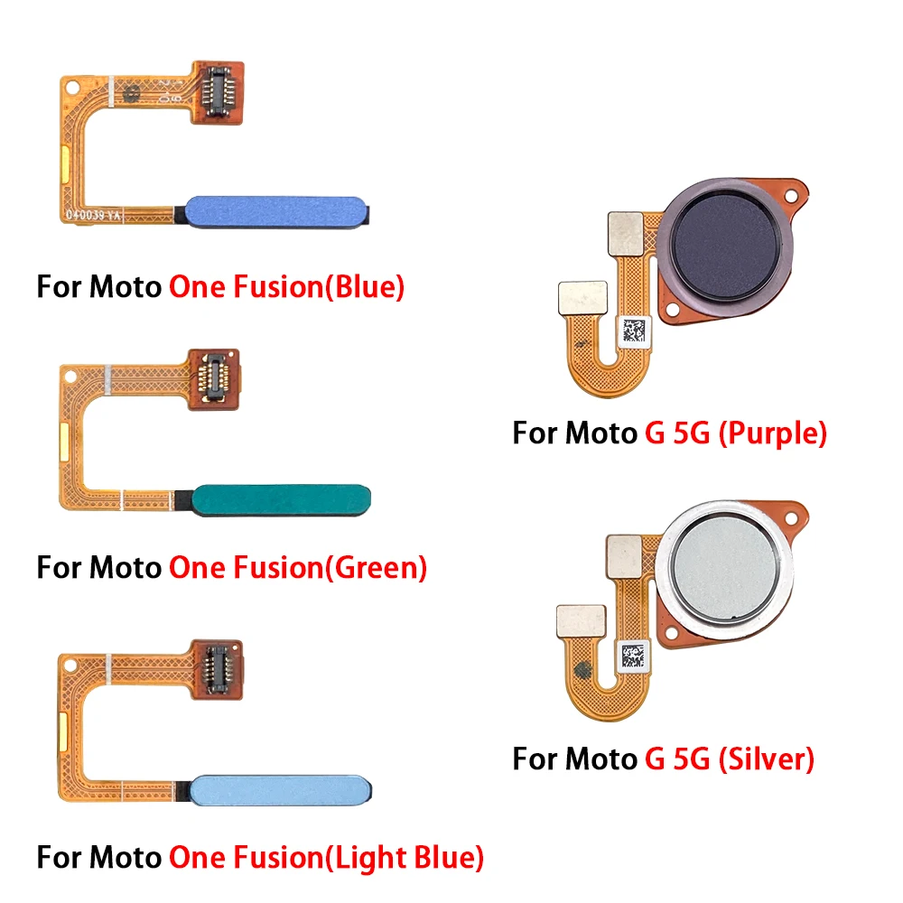 NEW Scanner For Motorola Moto One Fusion Plus G 5G ID Home Button Fingerprint Menu Return Key Recognition Sensor Flex Cable