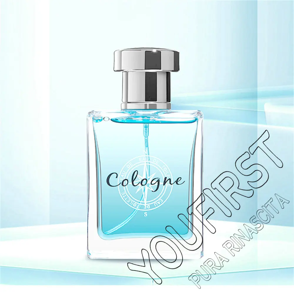 Perfume de alta calidad para hombre, 50ML, Perfumes masculinos que atraen las mujeres, fascinación, Colonia, Perfume de feromonas para hombre, fresco y Natural