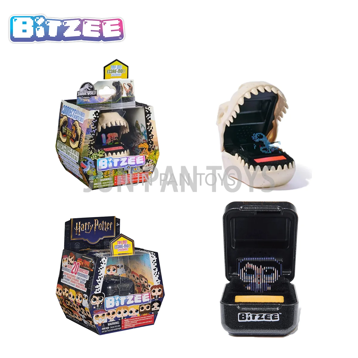 Bitzee Magic Academy и мир Юрского периода 3D цифровой персонаж интерактивная капсульная игра модель T-rex детский подарок в штучной упаковке забавная игрушка