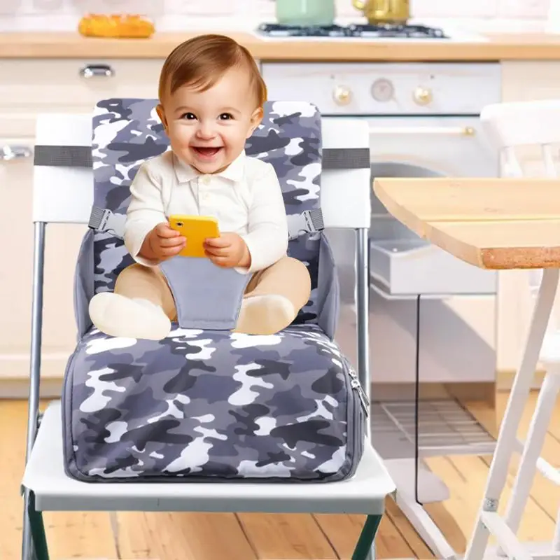 Toddler Foam Booster Seat Kids Chair Booster Cushion 6 To 36 Months Children Dining Table Booster Cushion Washable Non-Slip Home