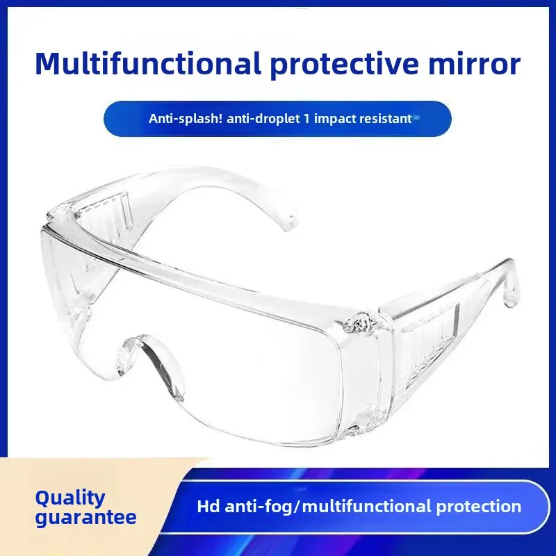 Lab Safety Glasses Anti-Fog Dustproof Windproof PC Frame Protective Goggles For Chemical Protection And Laboratory Work