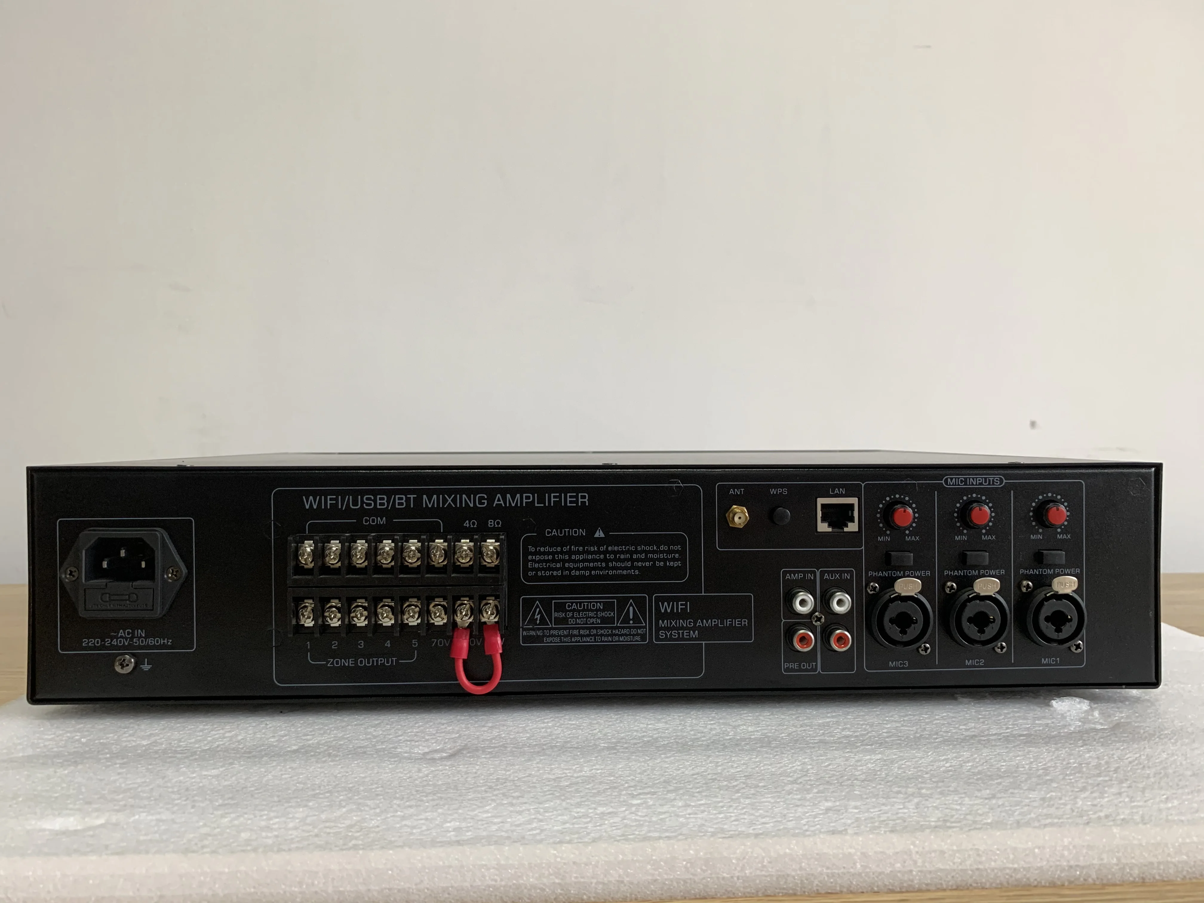 2021 New Arrived 350W Power Amplifier Mixer Wifi Power Amplifier for Hotel