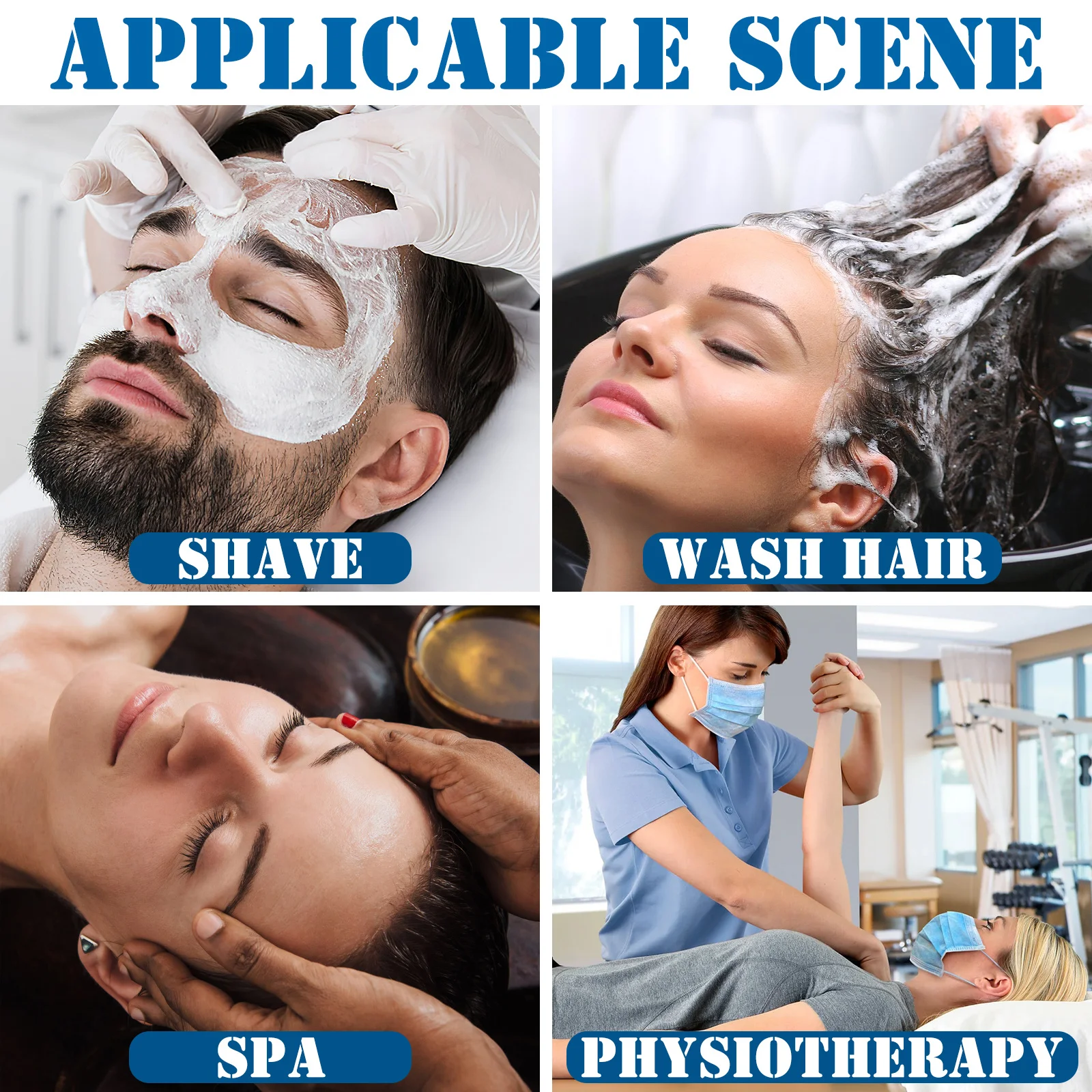 

Shampoo Chair Pillow Wash Hair Neck Support Bath Tub Rest Cushion Salon Spa Supplies Pu Material Non-Slip Design Reusable