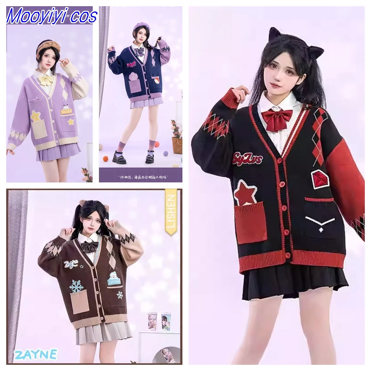 

Xavier Cosplay Costume for Halloween Christmas Role Playing Party New Love and Deepspace Rafayel/Sylus/Zayne sweater cute style
