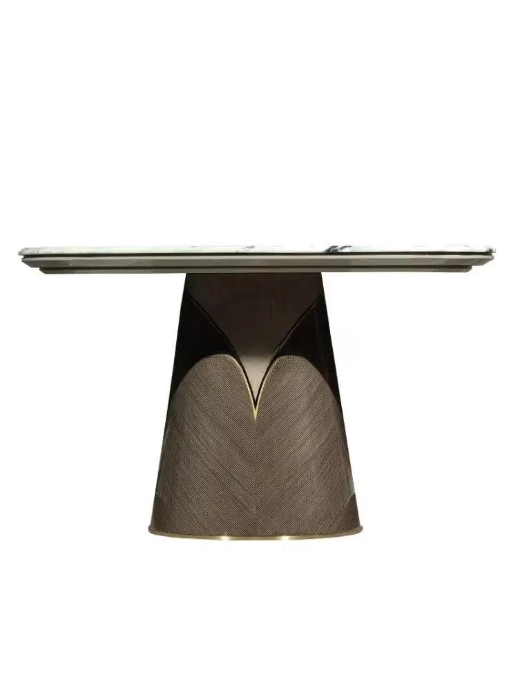 

Modern Italian light luxury marble entrance decoration cabinet