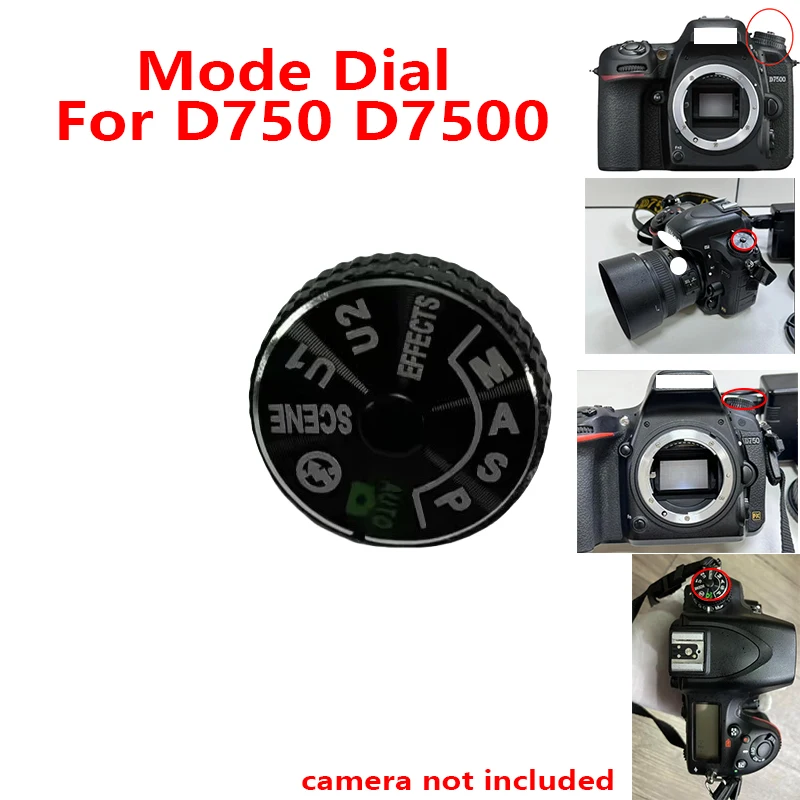 

Новые запасные части для диска режима верхней крышки для камеры Nikon D750 D7500
