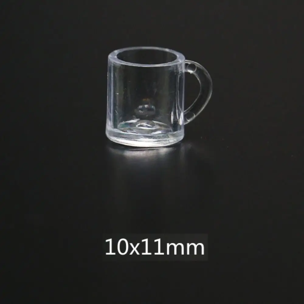 

10Pcs/Set Simulation 1:12 Dollhouse Furniture Red Wine Glass Water Cup Dollhouse Wine Glass Funny Glass Model
