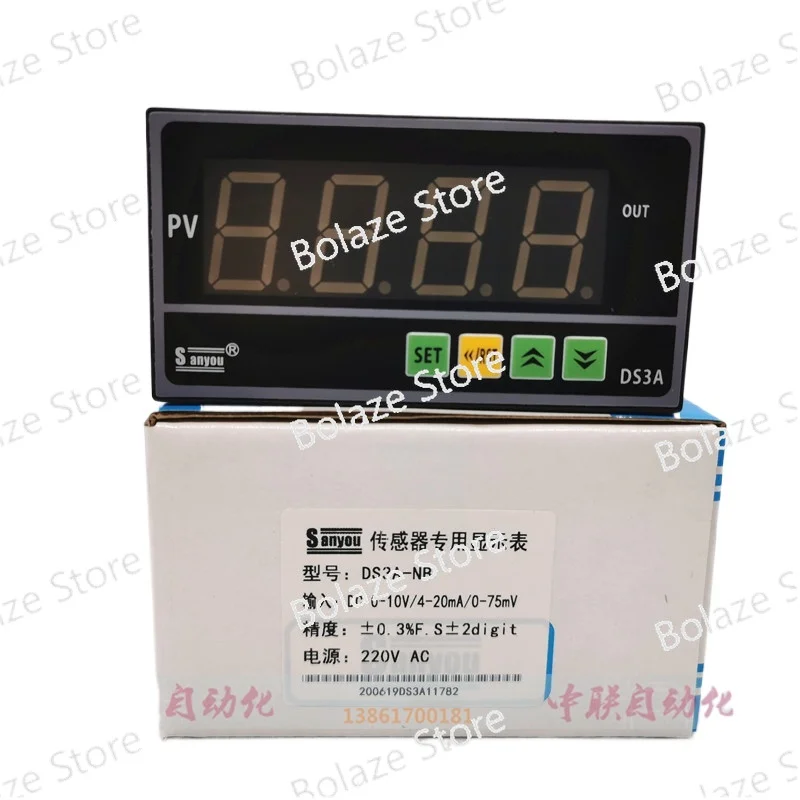 

DS3A-NB/INB/RB/NΩ/IB Sensor Dedicated Indicator Resistance Scale Digital Signal Display Instrument Sanyou Sanyou