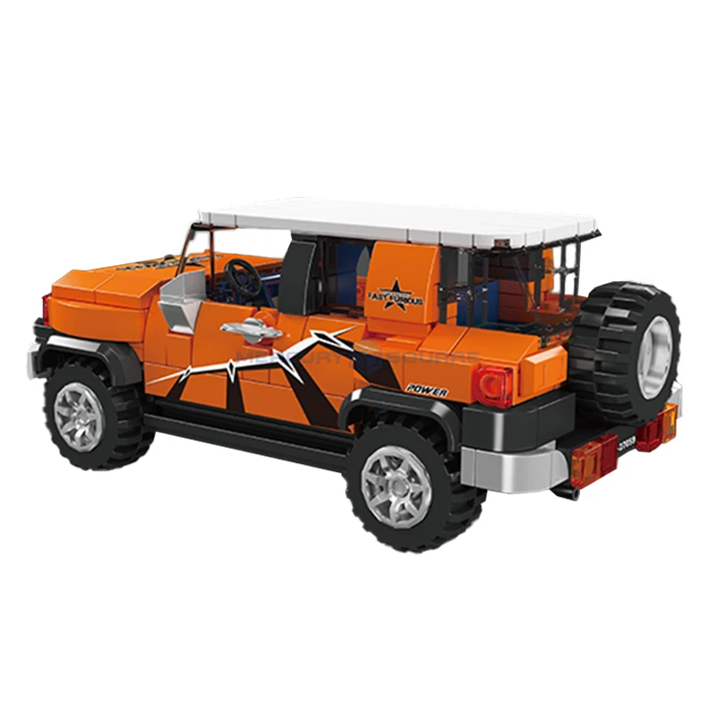 FJ Jeep Car Model Building Blocks Speed MOC 27059 SUV Off-road Vehicle Bricks DIY Creative High Tech Toy Set Gift for Kids Boys