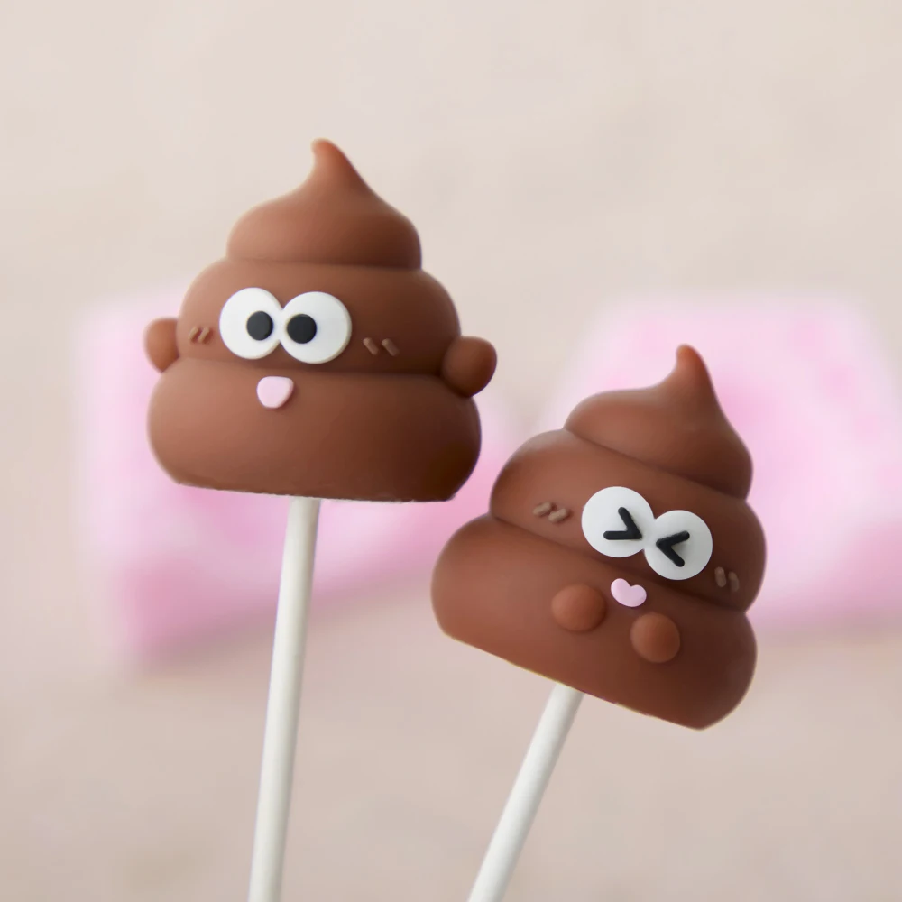 

Funny Poop Molds Silicone Diy Baking Tool Mousse Chocolate Plaster Ice Sculpture Fondant Silicone Mold Cake Decorating Tools