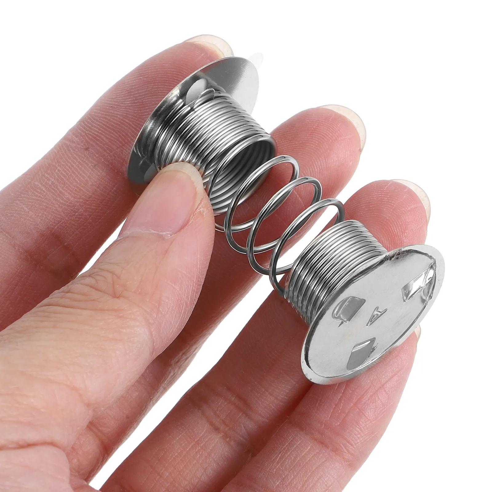 10 Stück Federbasis für Auto-Armaturenbrett, Wackelkopf-Basis für DIY Auto-Ornamente, Armaturenbrett-Dekorationen, Metallfeder