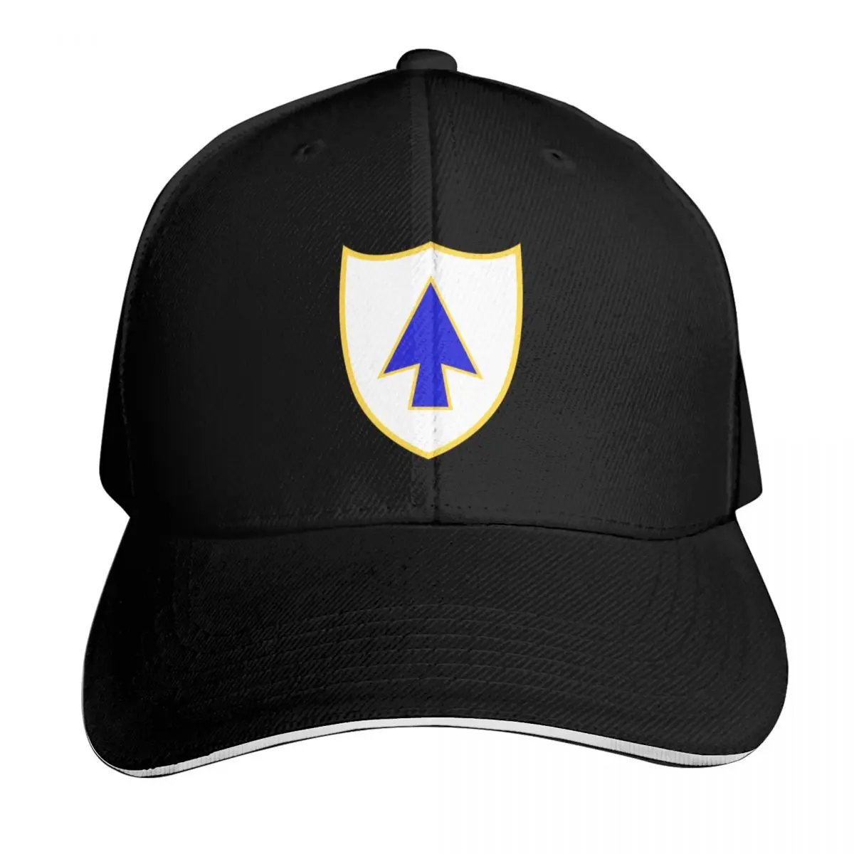 26th Infantry Regiment (United States) Baseball Cap Quick Dry Performance Cotton Twill Breathable Contrast Two Tone Brim