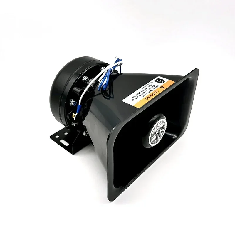Durable12V Car Alarm Shouting Alarm Horn 100W Controller Modification Rescue Car Siren Square Mouth Horn
