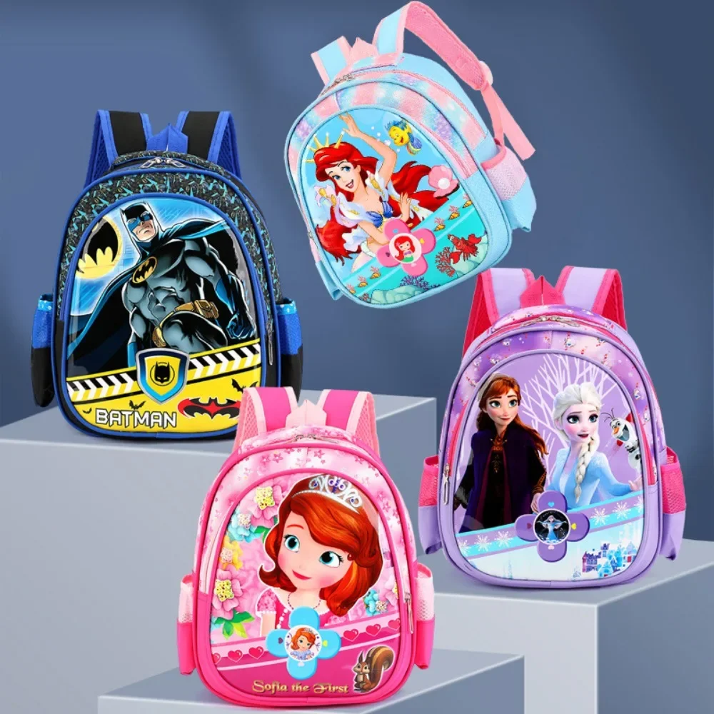 Frozen Cartoon Cute Kids Backpack for Children Aged 3-6 Fashion Trendy Design Health Safety Protection Reduce Weight School Bag