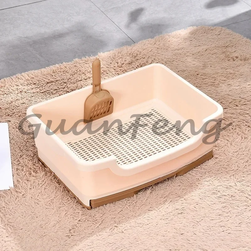 Drawer-style cat litter box plastic cleaning potty for dogs, rabbits and cats