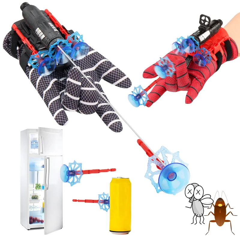 New Pests Eliminator Toys Spider Superhero Launcher Toy Cartoon Dark Spider Figures Cosplay Props Toys for Children Adult Gifts