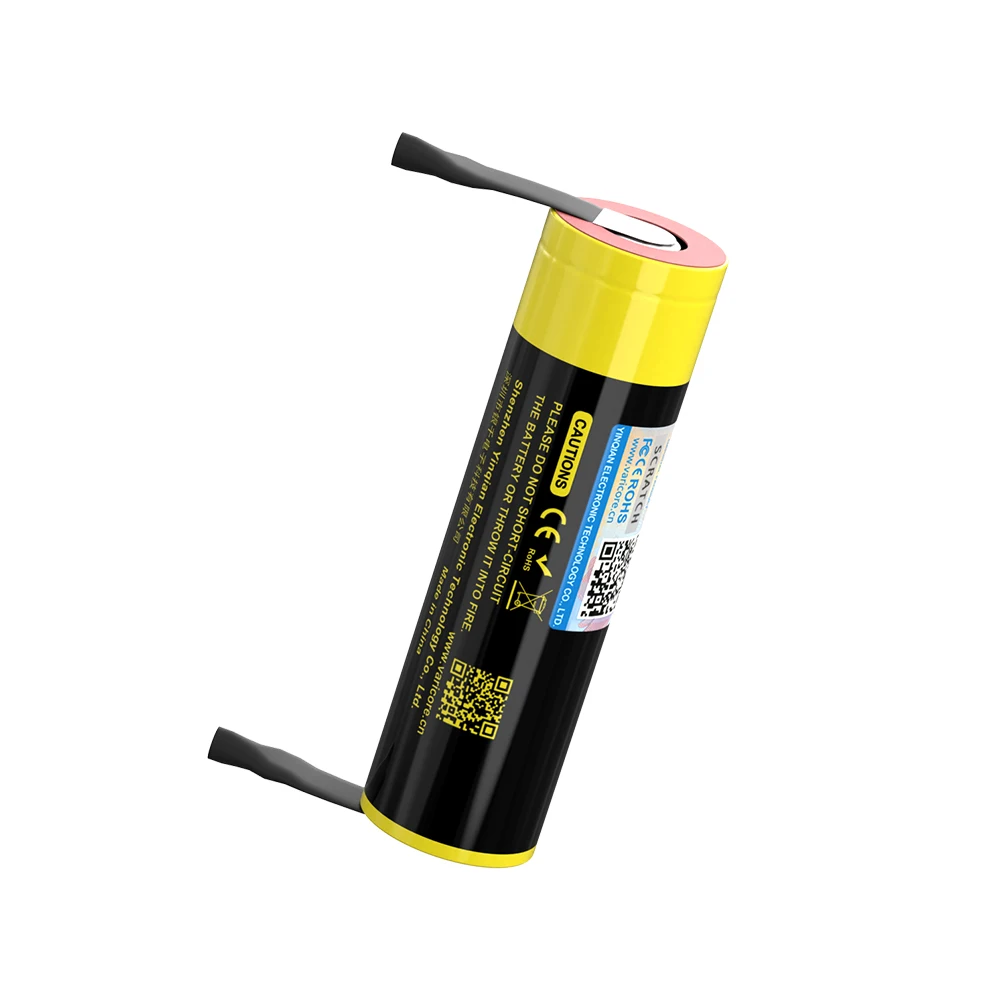 1-6PCS Varicore 18650 Battery V-1835 3.7V 3500mah Lithium Rechargeable Welding Nickel Sheet battery cell