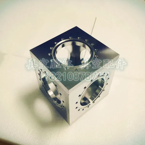 

CF35 квадратный шестиходовой фланец вакуумный CF Hexahedron CF50/63/100/150200 большое пространство